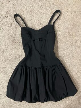 Forever 21 Black Mini Fit-and-Flare Sundress